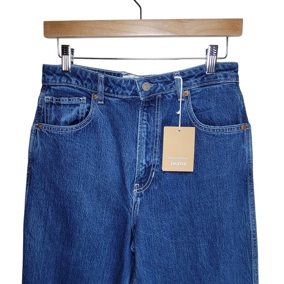 Reformation Pamela Ultra High Rise Straight Leg Jeans 29 NWT Wallis Chic - Picture 3 of 8